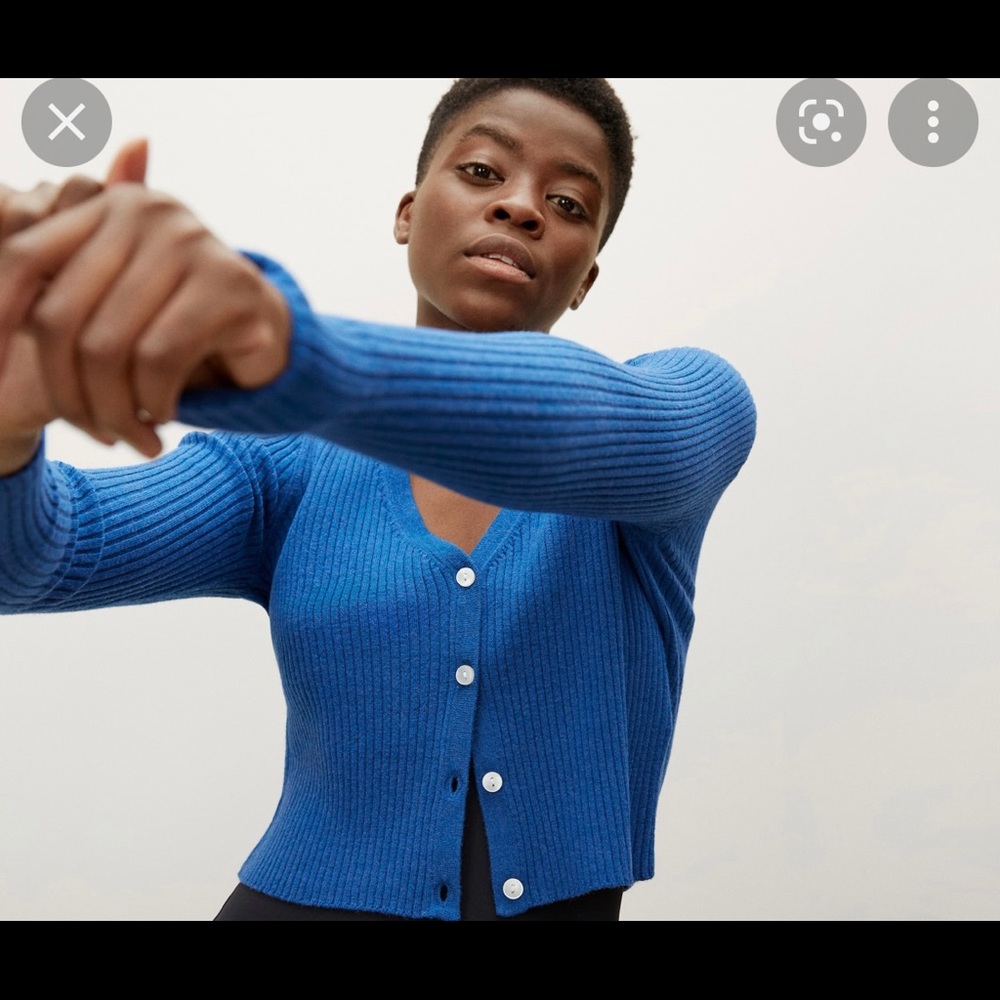 NEW Everlane Cropped Cardigan